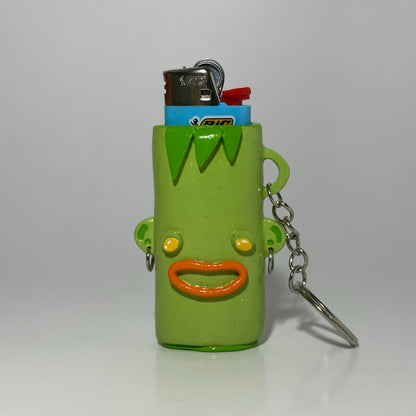 VINNY | Hand-crafted Polymer Clay Lighter Case - Akumaangst