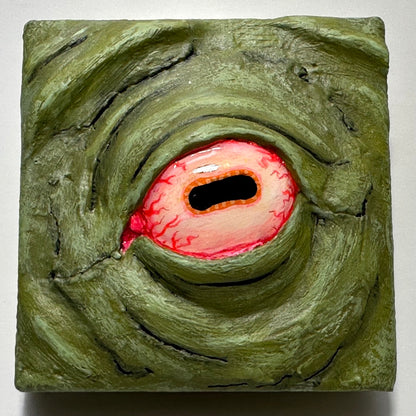 I C U | Hand-crafted Canvas Sculpture - Akumaangst